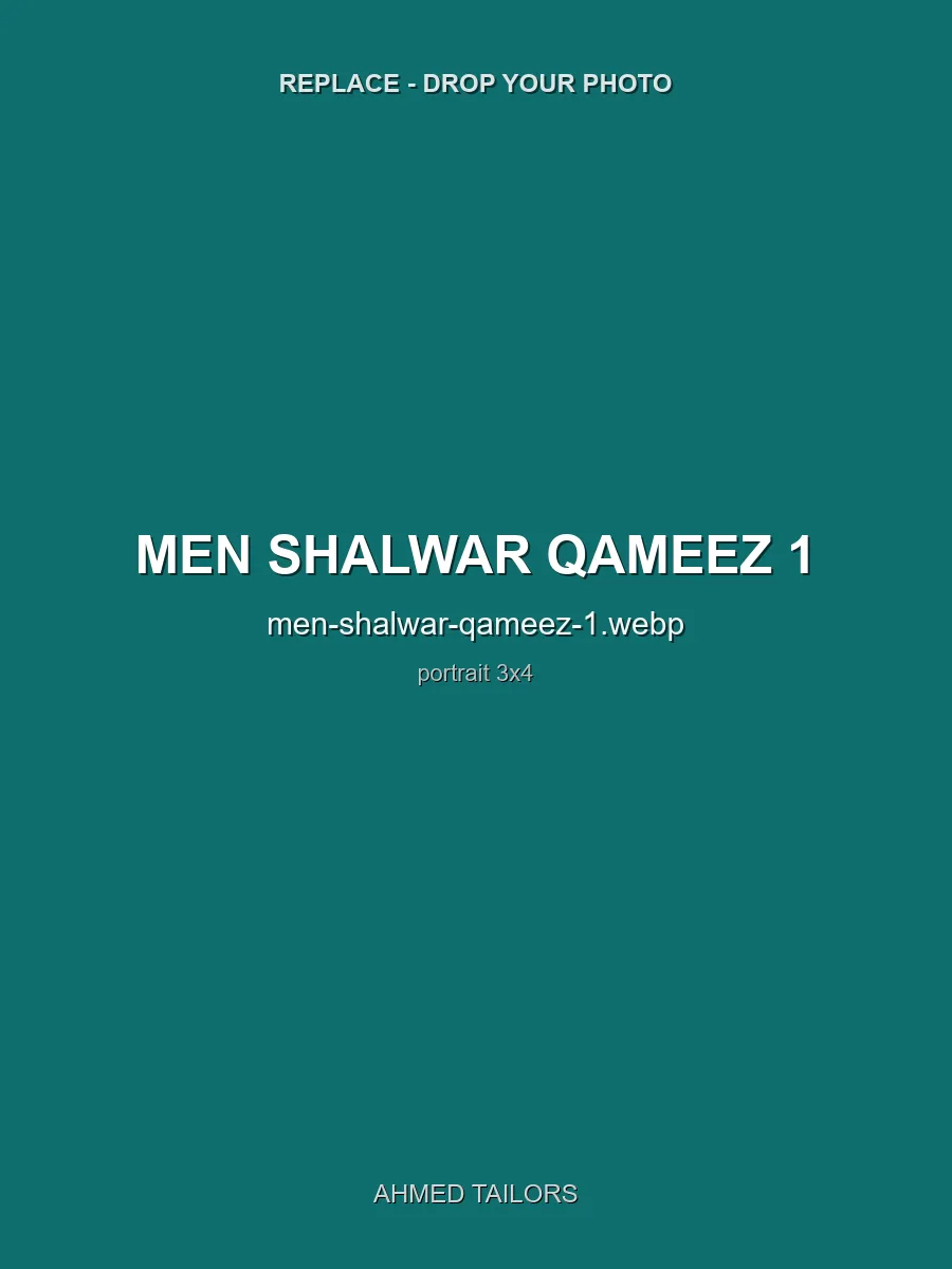 men's shalwar qameez stitching